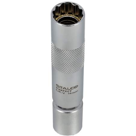 12-kotni ključ za svečke z magnetom 3/8'' CRV 14 mm