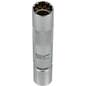 12-kotni ključ za svečke z magnetom 3/8'' CRV 14 mm