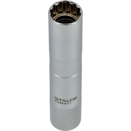 12-kotni ključ za svečke z magnetom 3/8'' CRV 14 mm