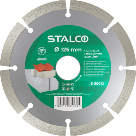 Segmentirana diamantna rezalka 125mm x 2mm