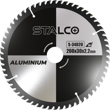 Rezalna plošča za Aluminij 200mm, 60 zob