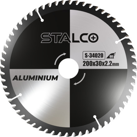 Rezalna plošča za Aluminij 200mm, 80 zob