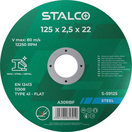 Rezalna plošča za kovino 115mm x 1mm