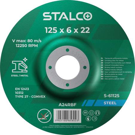 Brusna plošča za kovino 180mm x 6,0mm
