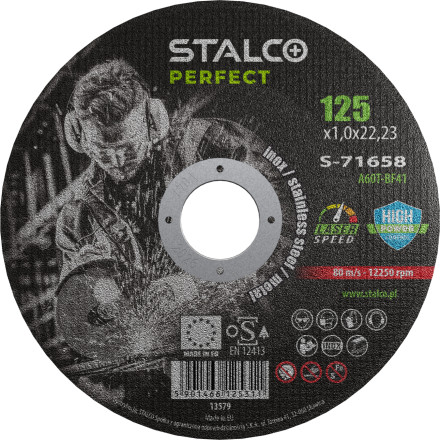 Rezalna plošča za kovine 125mm x 1,0mm