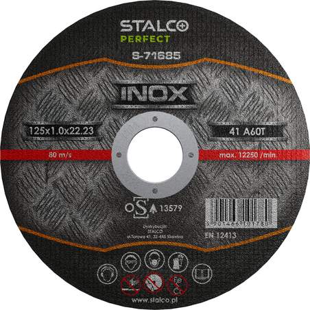 Rezalna plošča za INOX 125mm x 1mm