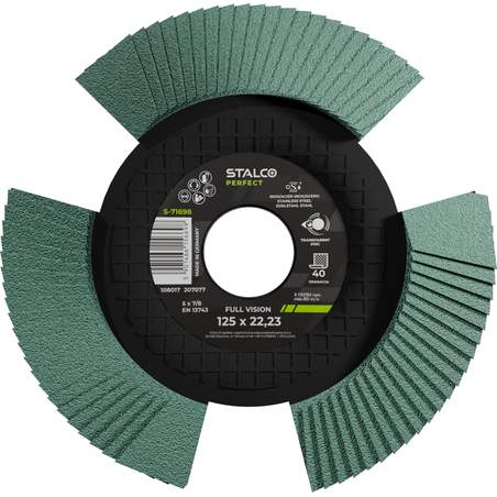 Lamelni brusilni disk FULL VISION 125mm G60