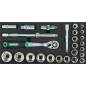Komplet nasadnih ključev CrV 1/2” Komplet nasadnih ključev CrV 1/2”