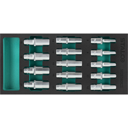 Komplet globokih nasadnih ključev CrV 1/2”