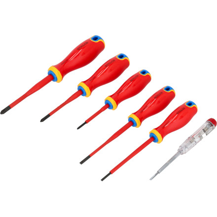 Komplet elektrotehničnih izvijačev 1000V 6 kosov