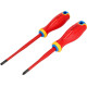 Komplet elektrotehničnih izvijačev 2 kosa