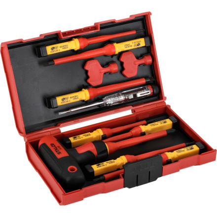 Komplet elektrotehničnih izvijačev 12 kos 