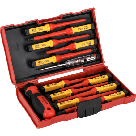 Komplet lektrotehnični izvijačev 13 kosov