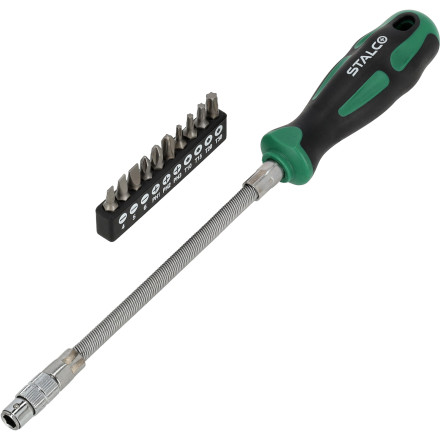 Izvijač flexibilni z nastavki 11 kosov