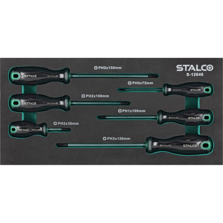 Komplet izvijačev PHILLIPS 6 /1 EVA