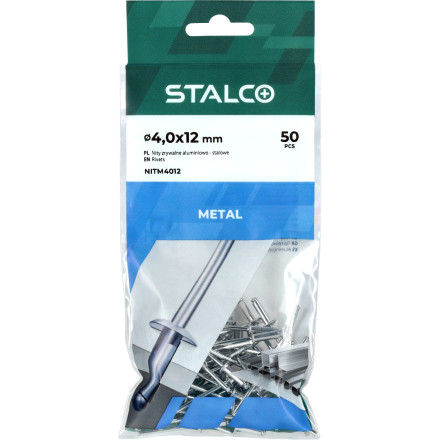 Aluminijaste kovice NITM - 3,0x12 - 50kos