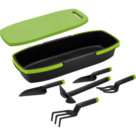 Vrtni komplet orodja STR s košaro 5kos