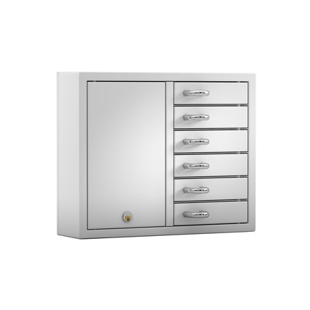 Eichner globoki trezor z razdelki za ključe 1/2