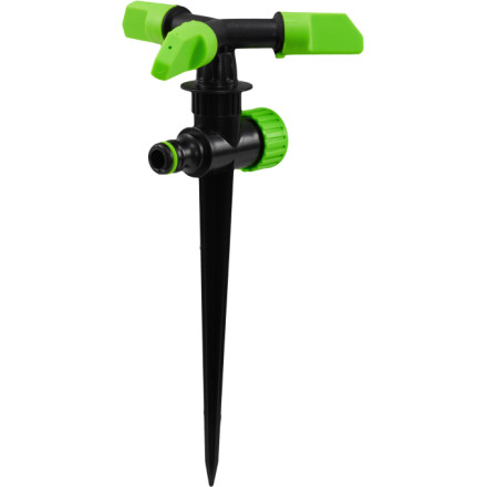 Vrtni vrtljivi zalivalnik s 3 ročicami