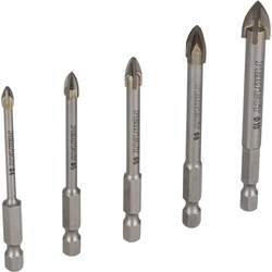 Set svedrov za steklo, 5 kos, 4-10 mm
