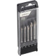 Set svedrov za steklo, 5 kos, 4-10 mm