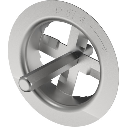 Kovinski rezkar za mineralno volno in stiropor FDM 67 mm