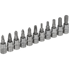 Garnitura bit 1/4”, 11 kos