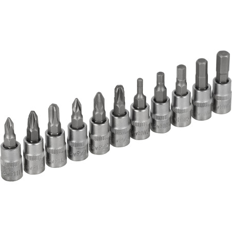 Garnitura bit 1/4”, 11 kos