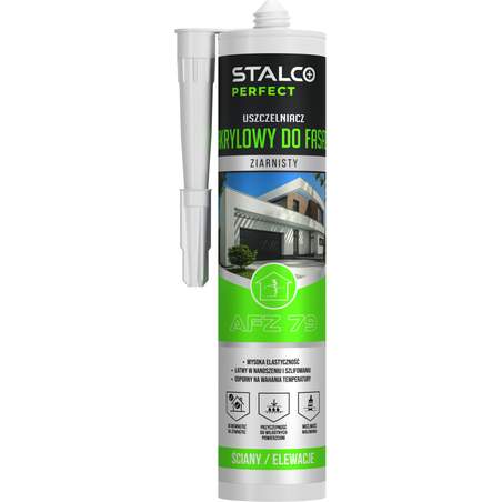 Akrilna tesnilna masa za fasade 280 ml, Bela
