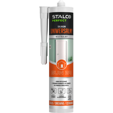 Univerzalni nevtralni silikon 280 ml, Bel