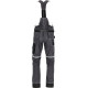 Delovne Hlače z Naramnicami ALLROUND LINE Sive "LS"