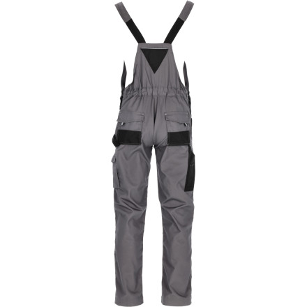 Delovne Hlače z Naramnicami BASIC LINE Sive "M"