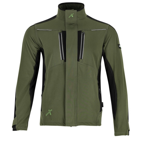 Pulover STRETCH LINE Olivno Zelen "3XL"