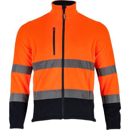 Pulover Flis BASIC NEON LINE Oranžen "3XL"
