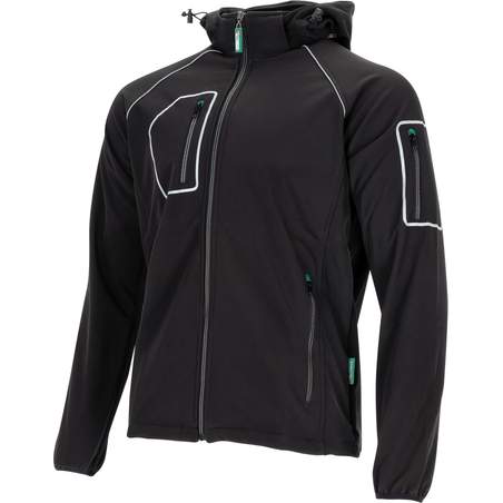 Softshell jakna PHOENIX Črna "L"