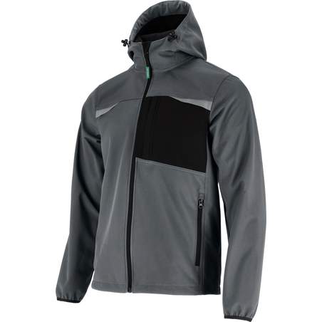 Softshell jakna ROCK siva "4XL"