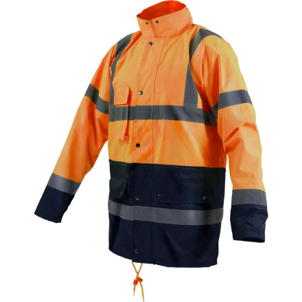 Podložena Odsevna jakna FLASH 5v1 Oranžna "2XL"