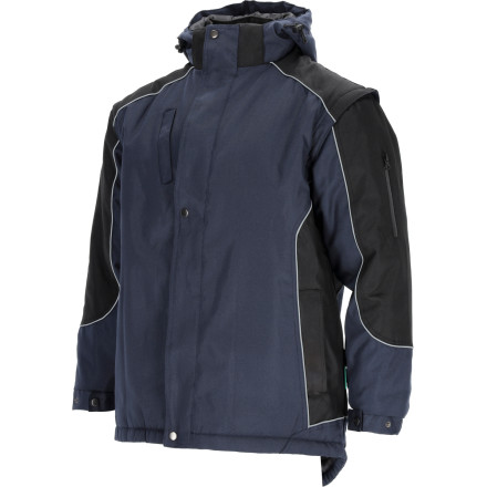 Podložena Moška Jakna PETER Temno Modra "2XL"