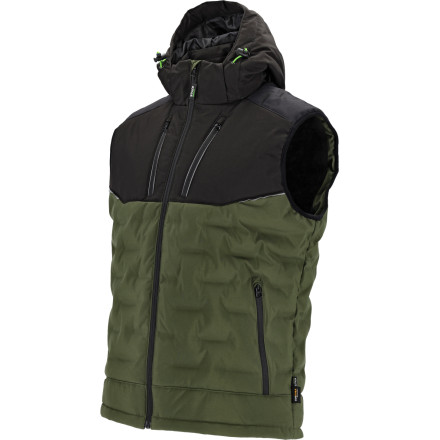 Moški Podložen telovnik LOGAN V Olivno zelen "2XL"