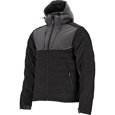 Moška Podložena jakna LOGAN J Črna "XL"