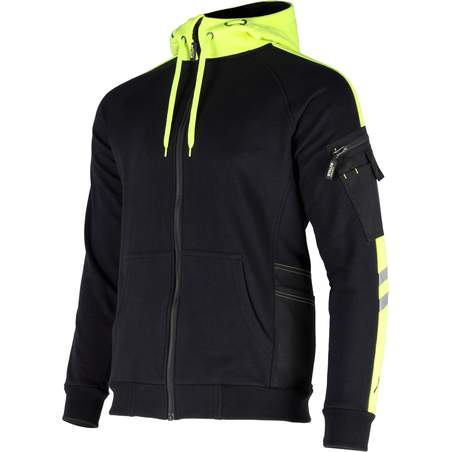 Moški pulover MECHANICK Črn "3XL"