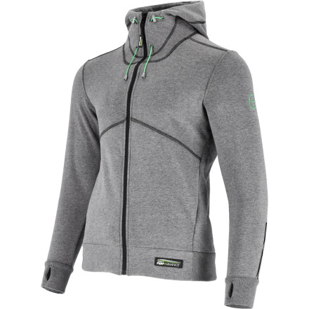 Moški pulover s kapuco SPARTAN Siv "2XL"