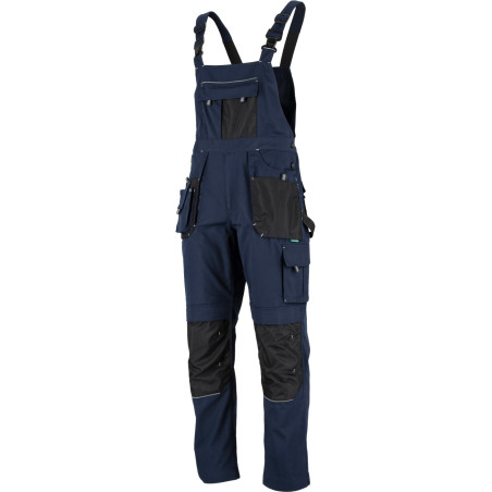 Delovne hlače z naramnicami BASIC LINE Temno Modre "XL"