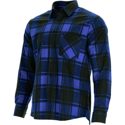 Flanelasta delovna srajca SQUARE Modra "2XL"