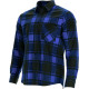 Flanelasta delovna srajca SQUARE Modra "3XL"