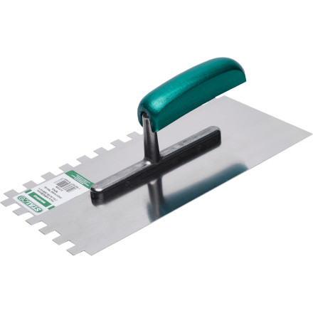 Gladilka iz nerjavečega jekla 28 x 13 mm - 10x10 Zobje