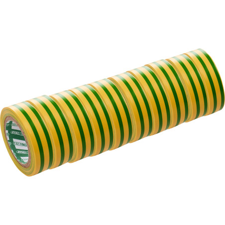 Izolirni trak 15mm x 10m Rumeno/zelen -1kos