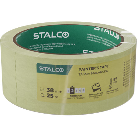 Maskirni lepilni trak Standard 38mm x 25m