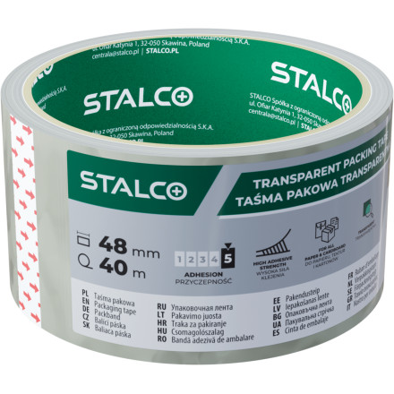 Lepilni trak za pakiranje 48mm x 60m Prozoren