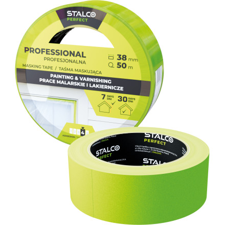 Maskirni trak Lime Pro 38mm x 50m